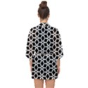 No Interruptions - geometric design Half Sleeve Chiffon Kimono View2