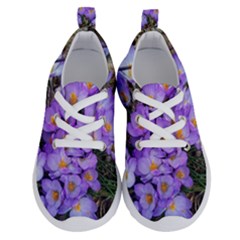 Signs Of Spring Purple Crocua Running Shoes by Riverwoman