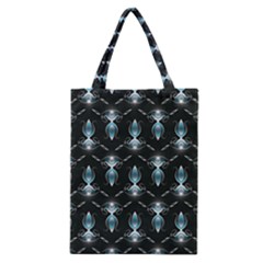 Seamless Pattern Background Black Classic Tote Bag by HermanTelo