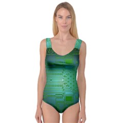 Board Conductors Circuits Princess Tank Leotard  by HermanTelo
