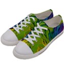 Abstract Pattern Lines Wave Women s Low Top Canvas Sneakers View2