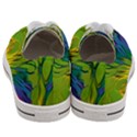 Abstract Pattern Lines Wave Women s Low Top Canvas Sneakers View4