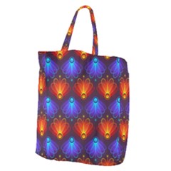 Background Colorful Abstract Giant Grocery Tote by HermanTelo