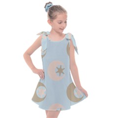 Moon Star Air Heaven Kids  Tie Up Tunic Dress by HermanTelo