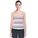 Seamless Pattern Background Block Velvet Spaghetti Strap Top View1