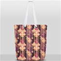 Seamless Pattern Plaid Full Print Rope Handle Tote (Small) View2