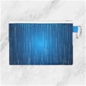Abstract Line Space Canvas Cosmetic Bag (Large) View2