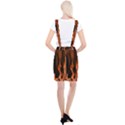 Smoke Flame Abstract Orange Red Braces Suspender Skirt View2