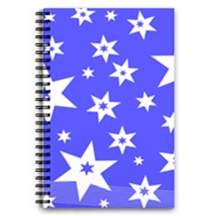 Star Background Pattern Advent 5 5  X 8 5  Notebook by HermanTelo