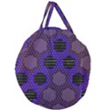 Networking Communication Technology Giant Round Zipper Tote View1