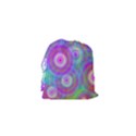 Circle Colorful Pattern Background Drawstring Pouch (XS) View2