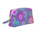 Circle Colorful Pattern Background Wristlet Pouch Bag (Medium) View1
