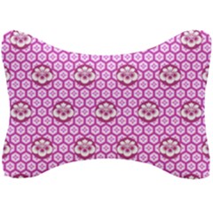 Paulownia Flowers Japanese Style Seat Head Rest Cushion by HermanTelo