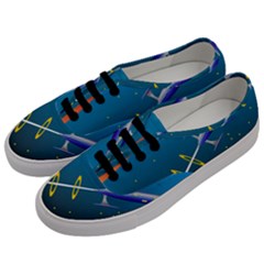 Rocket Spaceship Space Galaxy Men s Classic Low Top Sneakers by HermanTelo