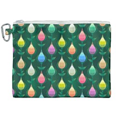 Tulips Seamless Pattern Background Canvas Cosmetic Bag (xxl) by HermanTelo