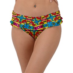 Seamless Pattern Tile Tileable Frill Bikini Bottom by Pakrebo