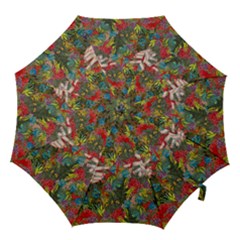 Touch Watercolor Xie Shihong Art Hook Handle Umbrellas (medium) by Pakrebo