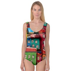 Houses Handmade Cultural Princess Tank Leotard  by Pakrebo