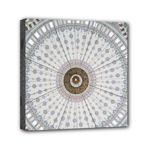 Cami Texture Pattern Architecture Mini Canvas 6  X 6  (stretched) by Pakrebo
