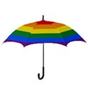 LGBT Rainbow Pride Flag Hook Handle Umbrellas (Small) View3
