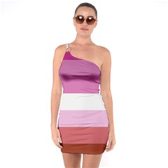 Lesbian Pride Flag One Soulder Bodycon Dress by lgbtnation