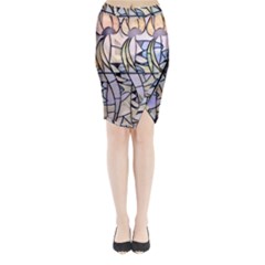 Blackwell Window Midi Wrap Pencil Skirt by DeneWestUK