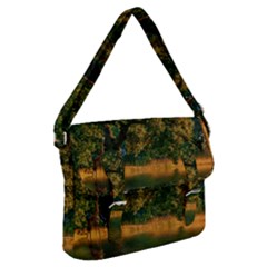 Nature Tree Sunset Giraffe Animal Buckle Messenger Bag by Pakrebo