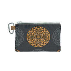 Background Design Pattern Tile Canvas Cosmetic Bag (small) by Mariart