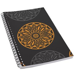 Background Design Pattern Tile 5 5  X 8 5  Notebook by Mariart