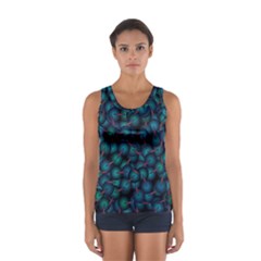 Background Abstract Textile Design Sport Tank Top  by HermanTelo