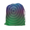Blue Green Abstract Background Drawstring Pouch (XXL) View1
