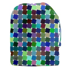 Geometric Background Colorful Drawstring Pouch (xxxl) by HermanTelo