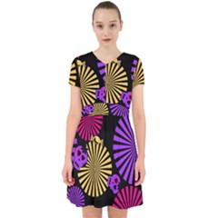 Seamless Halloween Day Dead Adorable In Chiffon Dress by HermanTelo