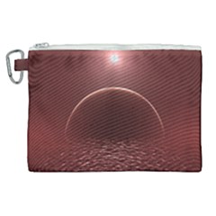 Alien Planet Exoplanet Ocean Canvas Cosmetic Bag (xl) by HermanTelo