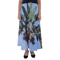 Palm Tree Flared Maxi Skirt by snowwhitegirl