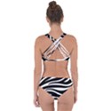 Zebra Criss Cross Bikini Set View2