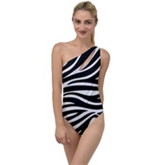 Zebra To One Side Swimsuit by itsablingthingshop