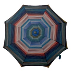 Background Horizontal Lines Hook Handle Umbrellas (large) by HermanTelo