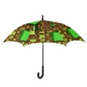 Blocks Cubes Green Hook Handle Umbrellas (Small) View3