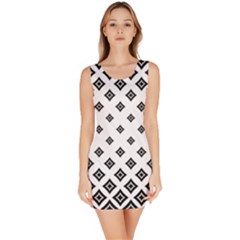 Concentric Plaid Bodycon Dress by HermanTelo