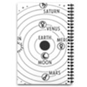 Earth Geocentric Jupiter Mars 5.5  x 8.5  Notebook View2