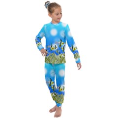 Fish Underwater Sea World Kids  Long Sleeve Set  by HermanTelo