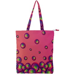 Funny Texture Double Zip Up Tote Bag by HermanTelo