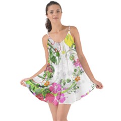 Flowers Floral Love The Sun Cover Up by HermanTelo