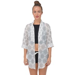 Ornamental Star Mandala Open Front Chiffon Kimono by HermanTelo
