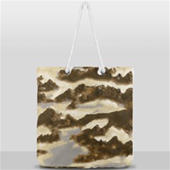 Mountains Ocean Clouds Full Print Rope Handle Tote (large) by HermanTelo
