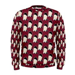 Beanie Boy Pattern Red Men s Sweatshirt by snowwhitegirl