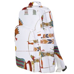 Egypt Egyptian Pharaonic Horses Double Compartment Backpack by Sapixe