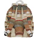 Egyptian Architecture Column Top Flap Backpack View3