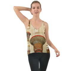Egyptian Architecture Column Chiffon Cami by Sapixe